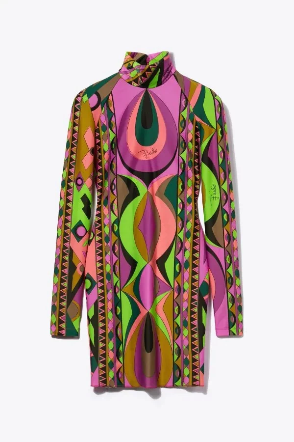 PUCCI Rombiプリント ミニドレス