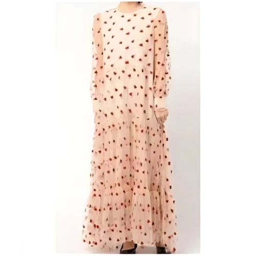Sister Jane Sheer Rose Maxi Dress