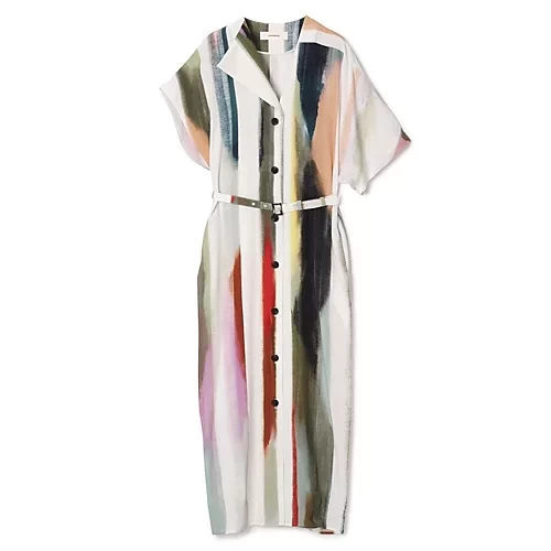 AKIRANAKA Empty stripe dress