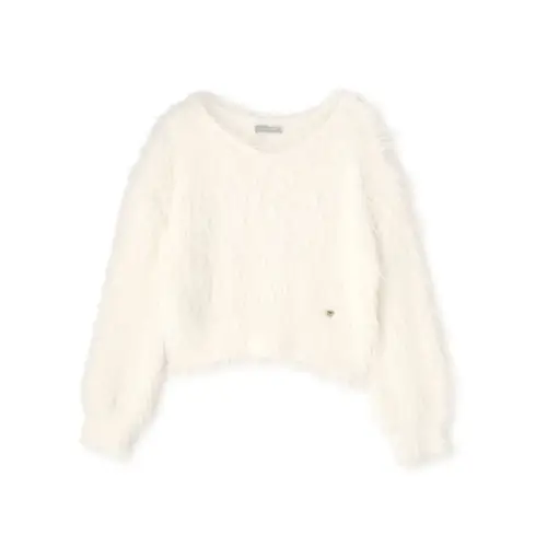 JILL by JILL STUART バックリボンシャギーニット