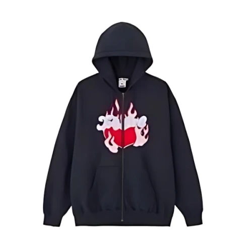 X-girl SWEAT ZIP UP HOODIE