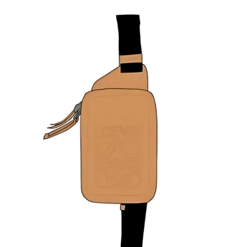 LOEWE モールデッド スリング (ダイヤモンドラバー＆カーフ)