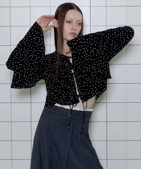 MAISON SPECIAL Ruffle Blouse