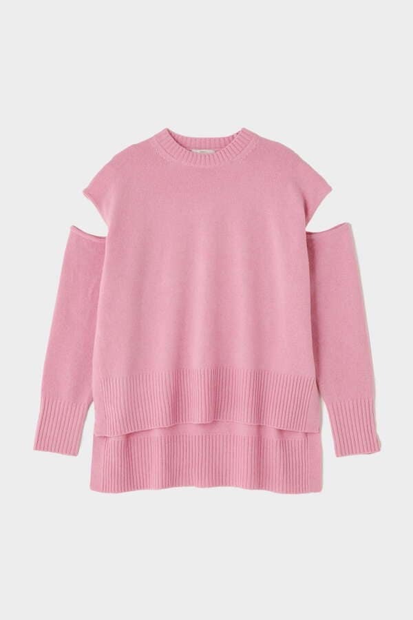 LE PHIL ウールカシミアスリットニット