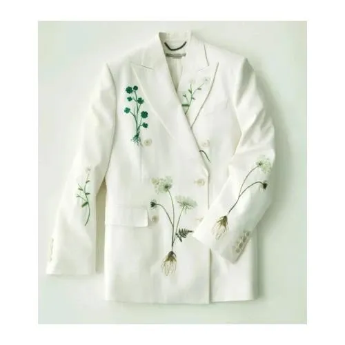 Stella McCartney floral-embroidered Blazer