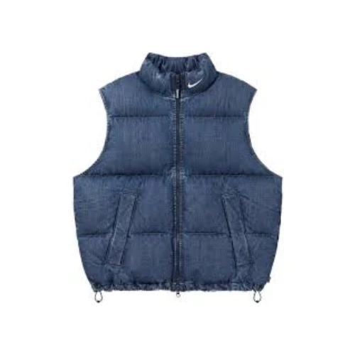 NIKE × Supreme Denim Puffer Vest