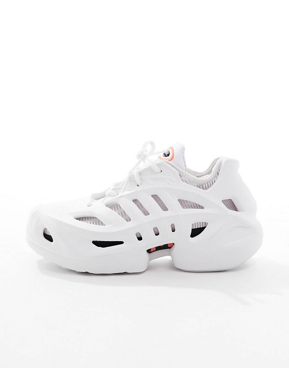 adidas adiFOM Climacool trainer in triple white