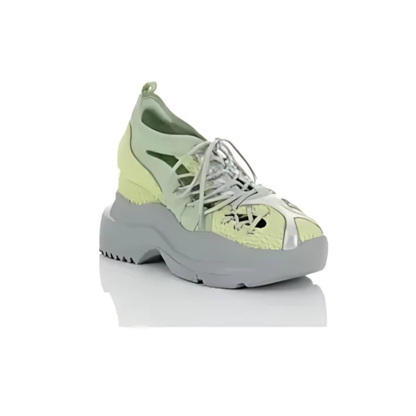 YELLO FUTURA MID HEEL SNEAKERS