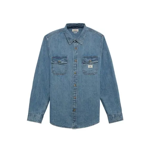 GUESS JEANS CLASSIC Long-Sleeve Denim Shirt