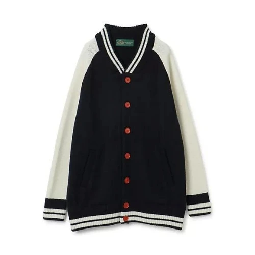 gim context Baseball Knit Blouson