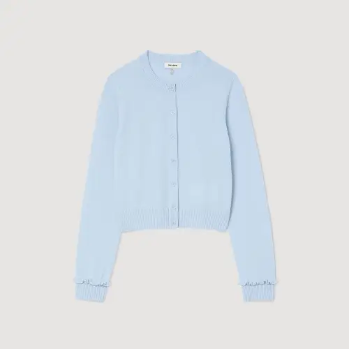 Sandro Paris Ruffled cardigan