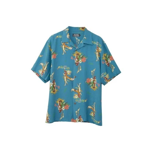 HYSTERIC GLAMOUR ISLAND DREAMS柄 アロハシャツ
