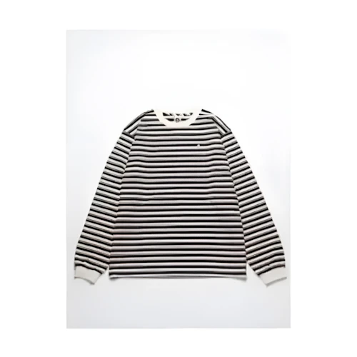 Bark at the Moon multi Border long sleeve tee