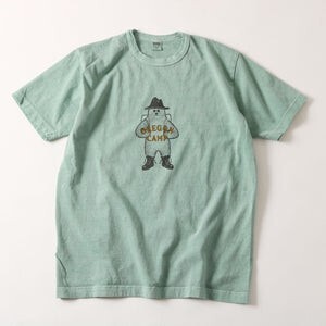 BARNS OUTFITTERS 【TUBE TEES】ピグメント 丸胴 プリント Tシャツ 〈OREGON CAMP〉