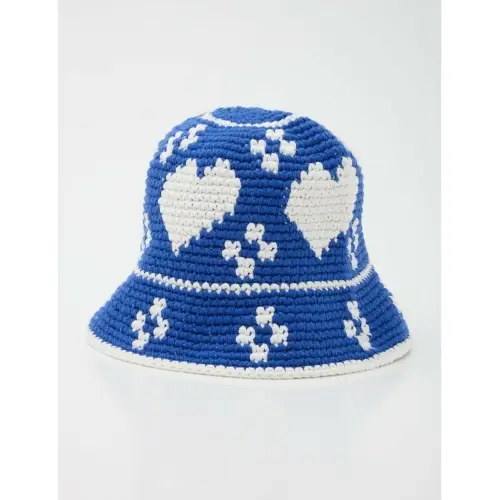 SLY HEART KNIT BUCKET ハット