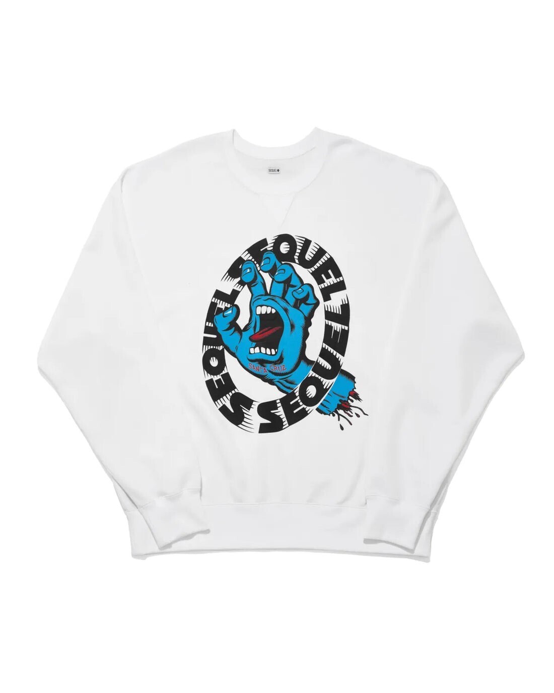 SEQUEL SEQUEL×SANTA CRUZ CREW NECK SWEAT