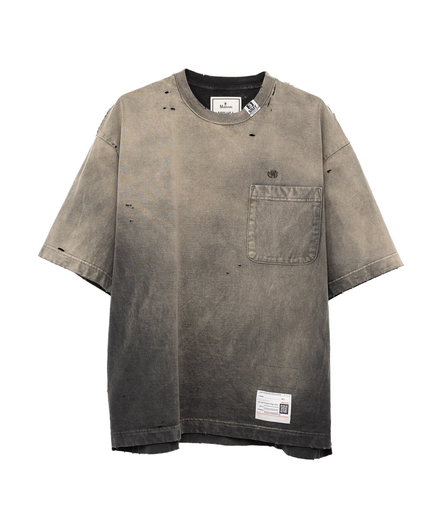 Maison MIHARA YASUHIRO Sun Faded Tシャツ