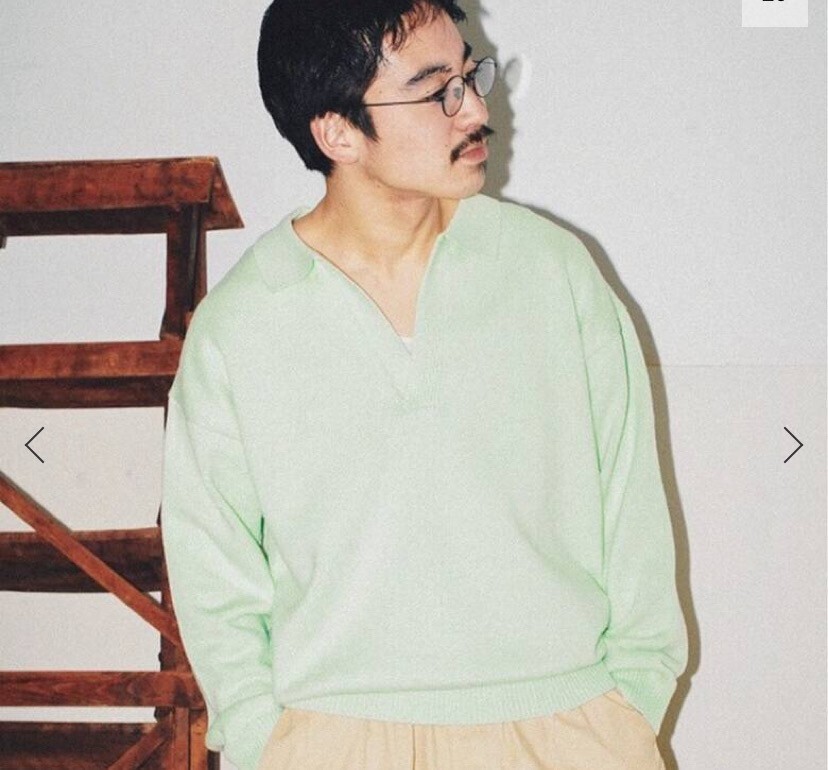 MEIAS 別注 LILY CO/PE SKIPPER PULL OVER