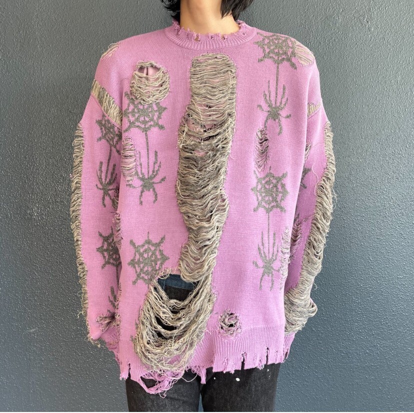 KIDILL SPIDER KNIT PULLOVER COLLABORATION WITH RURUMU: