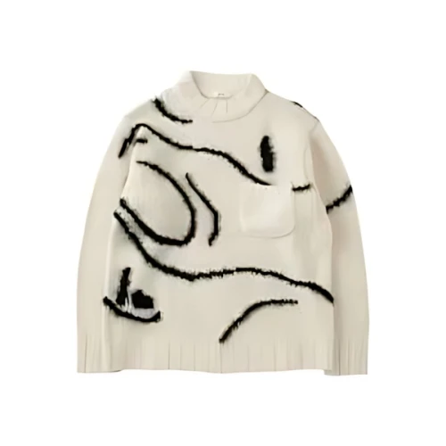 saby INTARSIA C/N KNIT - Hand Drowing By Tsuchida Ayumi