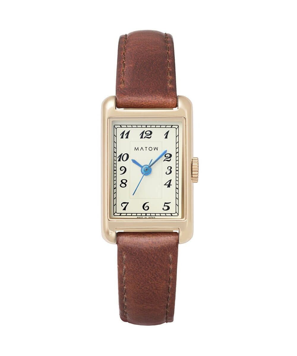 MATOW TSUKI 朧月 アラビック / SQUARE GOLD BROWN LEATHER ARABIC