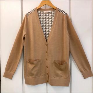 Tory Burch SILK BACK CARDIGAN