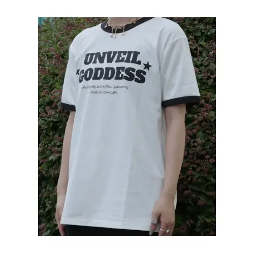 福寿外貌 UNVEIL GODDESS リンガーTシャツ