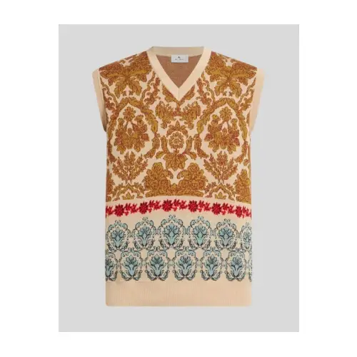 ETRO コットン ジャカード ベスト