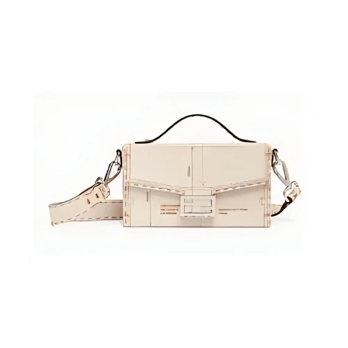 FENDI セレリアレザー パターンプリント バッグ