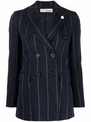 Lardini Americana ストライプ ダブルジャケット