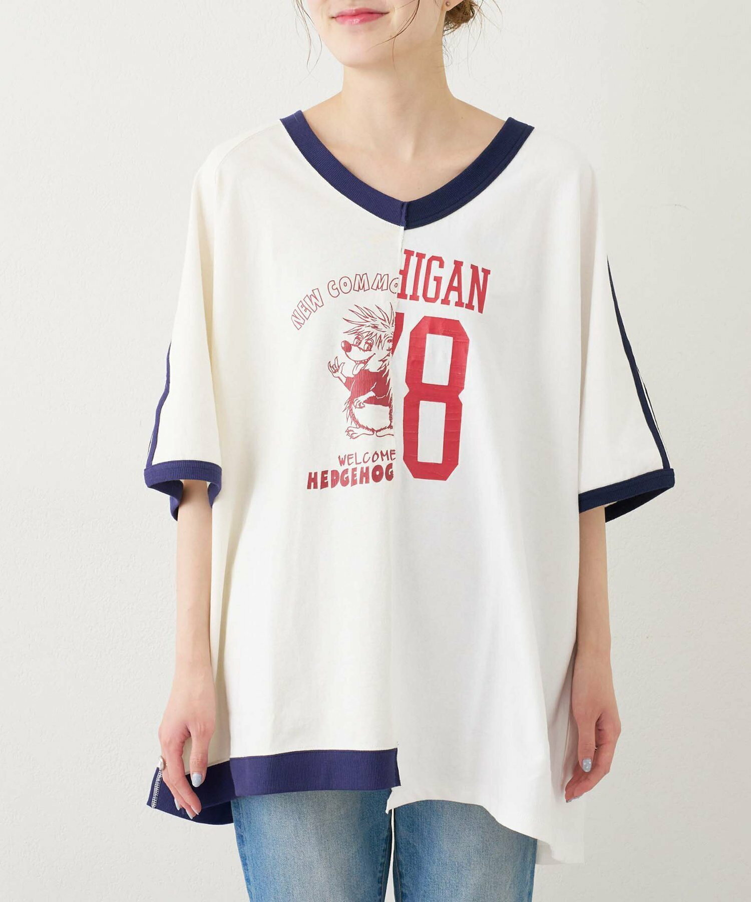 etsina リメイクナンバリングラインtee