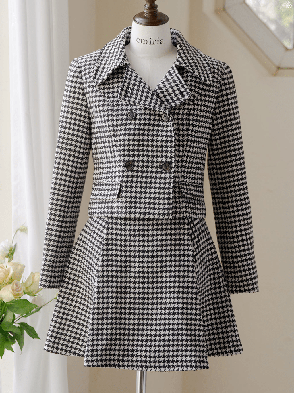 EmiriaWiz Houndstooth pattern jacket