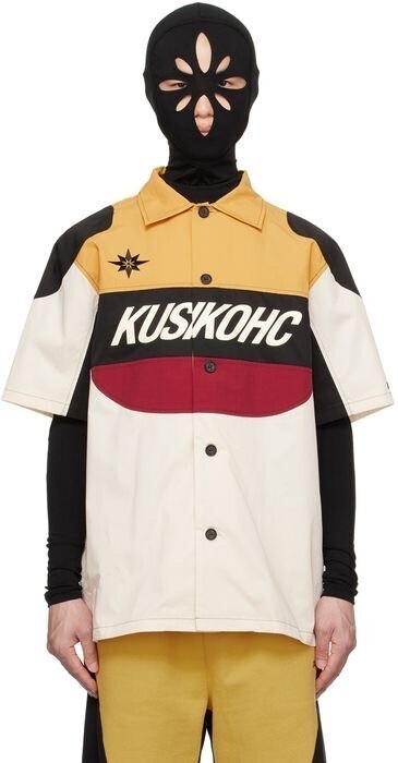 KUSIKOHC パネル シャツ