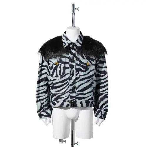 penultimate ZEBRA DENIM JACKET
