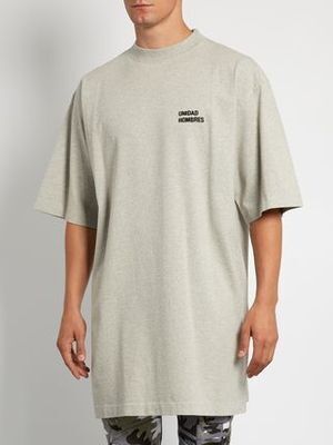 VETEMENTS Unidad Hombres 刺繍 Tシャツ