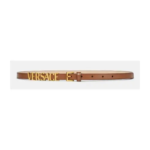 VERSACE ヴェルサーチェ ロゴ レザー ベルト