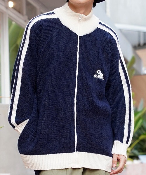 1111clothing 畔編み ドライバーズニット / Rib Stitch Driver's Knit