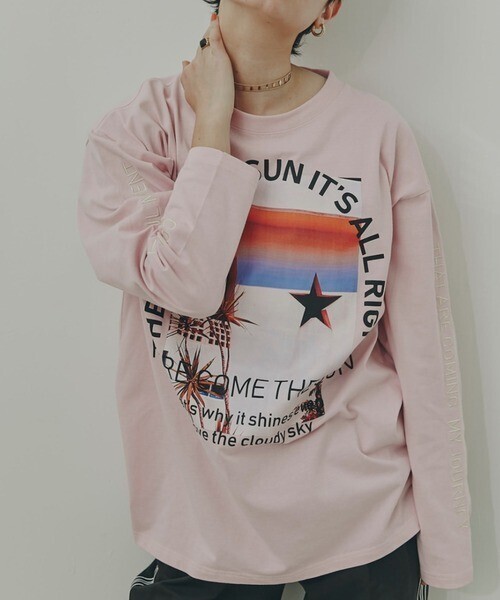 GENE HEAVENS HERE COME THE SUN グラフィックロンTEE