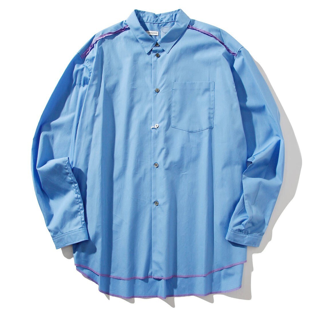 71MICHAEL LONG SLEEVE SHIRT [THOMAS MASON] / SAX BLUE