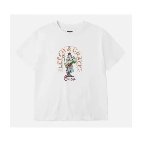 EVISU アメリカン「恵比寿」プリント リラックスフィット Tシャツ