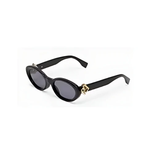 FENDI FFダイヤモンド ブラックアセテート サングラス