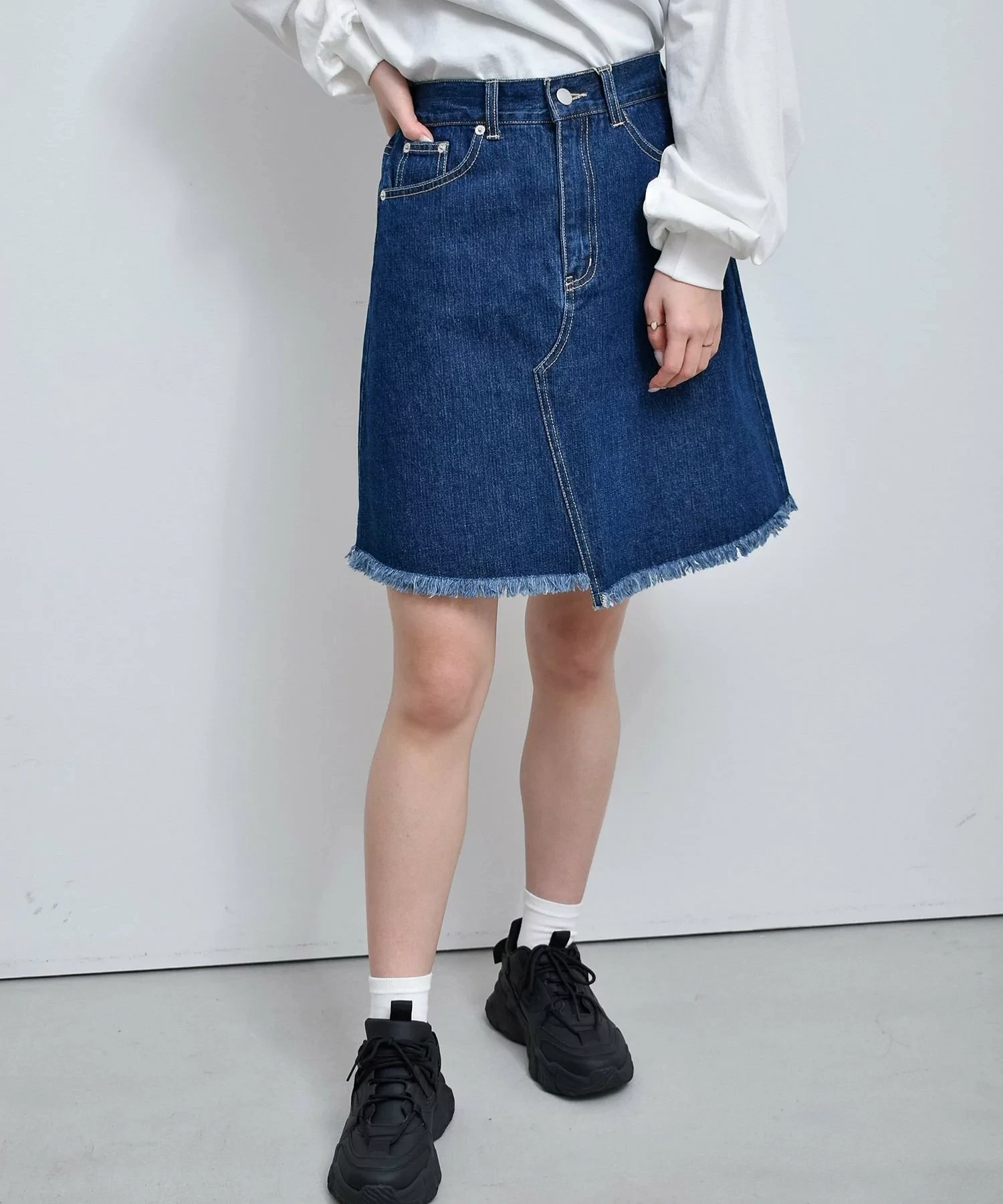 RETRO GIRL デニムミニSK