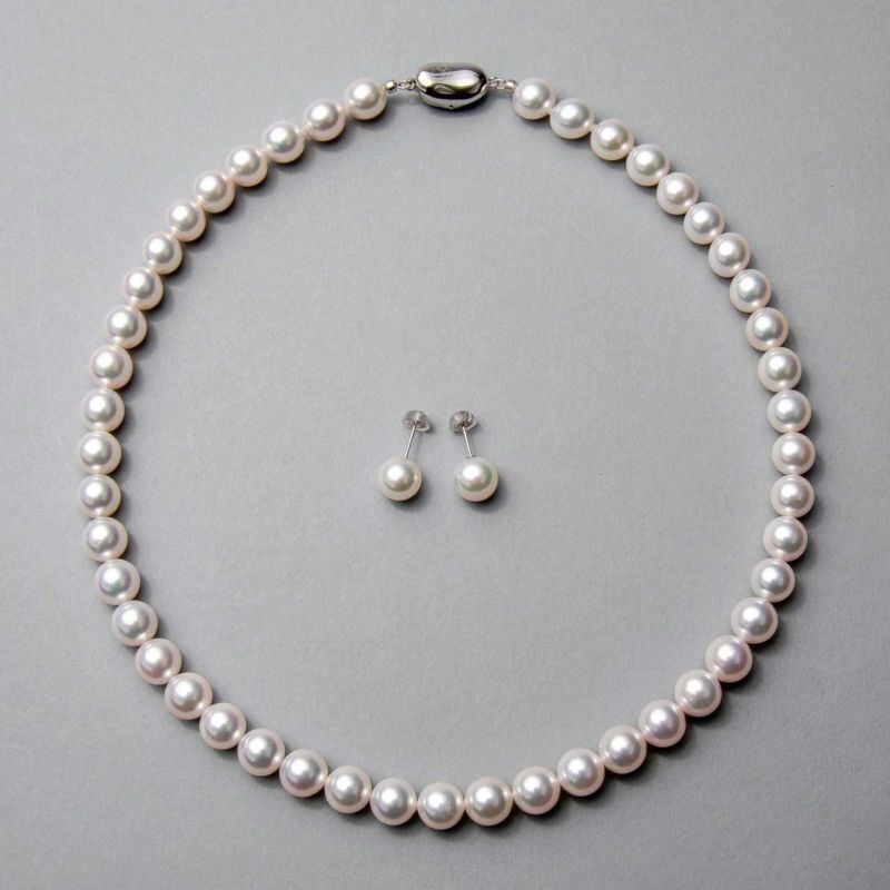 Pearl for Life あこや真珠 ネックレスセット 8.5-9.0mm -Superior-