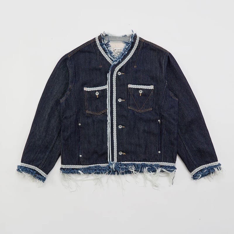 meagratia Lace tape denim BL