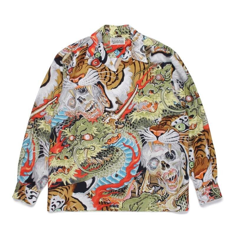 WACKO MARIA TIM LEHI / L/S HAWAIIAN SHIRT (TYPE-1)