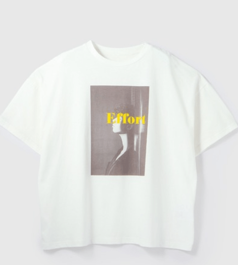 VICKY 配色フォトプリントTシャツ