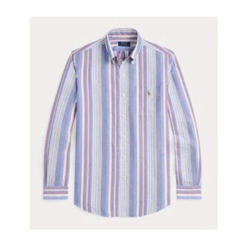 POLO RALPH LAUREN クラシック フィット ストライプド オックスフォード シャツ