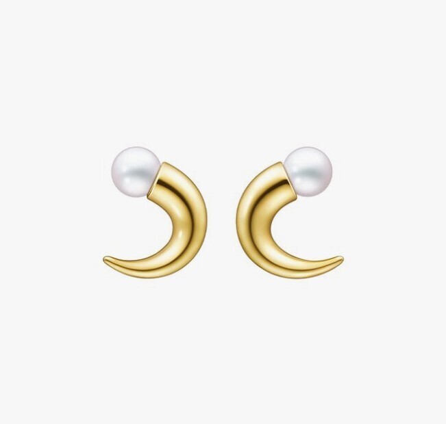 TASAKI デインジャー ホーン イヤリング