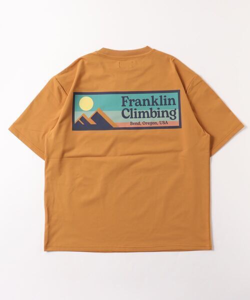 Franklin Climbing バックプリント ショートスリーブTシャツ