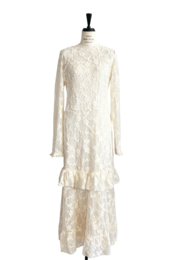 Honey mi Honey molle embroidery lace long one-piece
